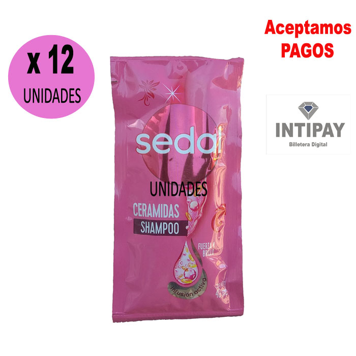 Shampoo Sedal Ceramidas 40ml X 12 Unidades